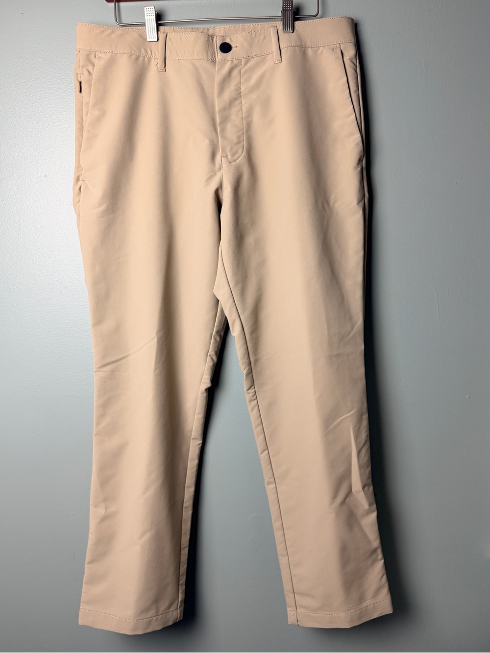 Banana Republic Men’s Khaki Stretch Chinos 34x29 Straight Leg Tailored Clean - Picture 1 of 11